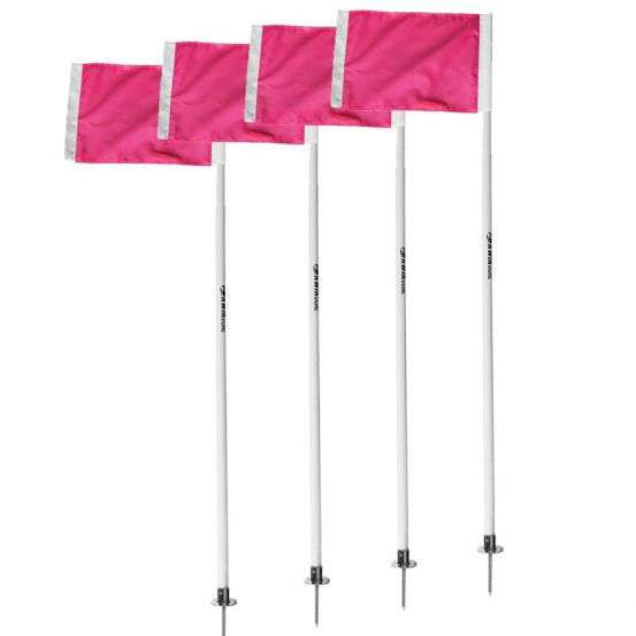 Soccer * | Sale Kwik Goal Pink Soccer Corner Flags, Set Of 4, 6B520