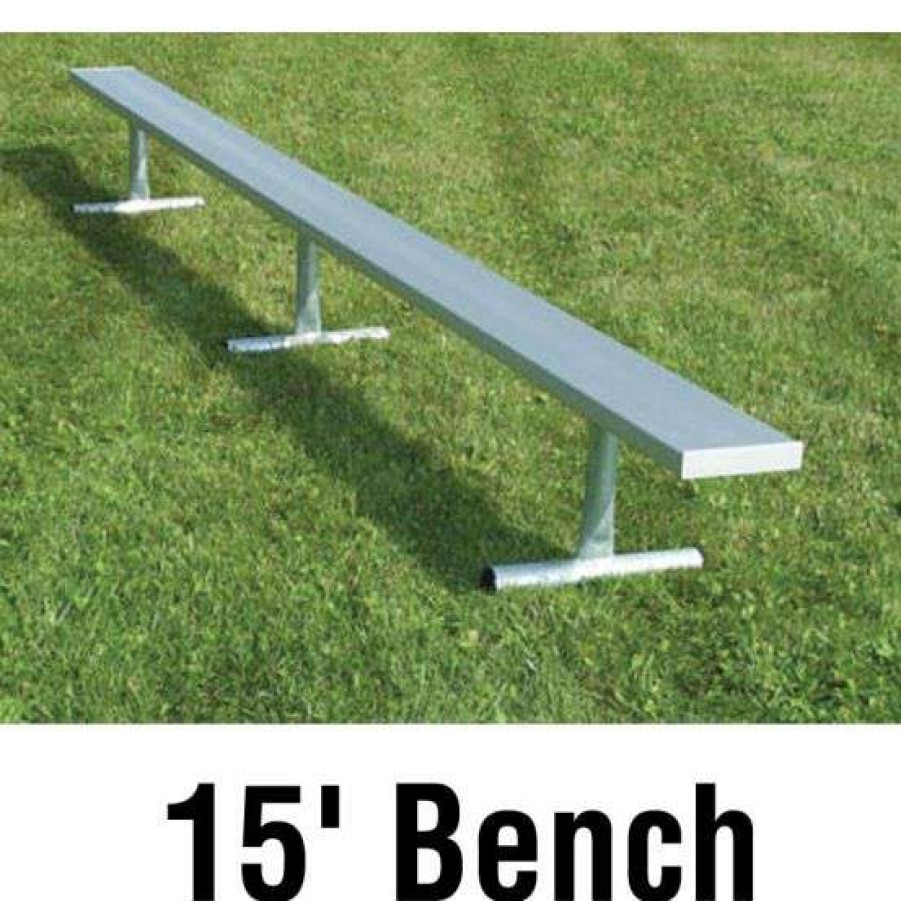 Soccer * | Promotions National Rec 15 Portable Aluminum Team Player Bench