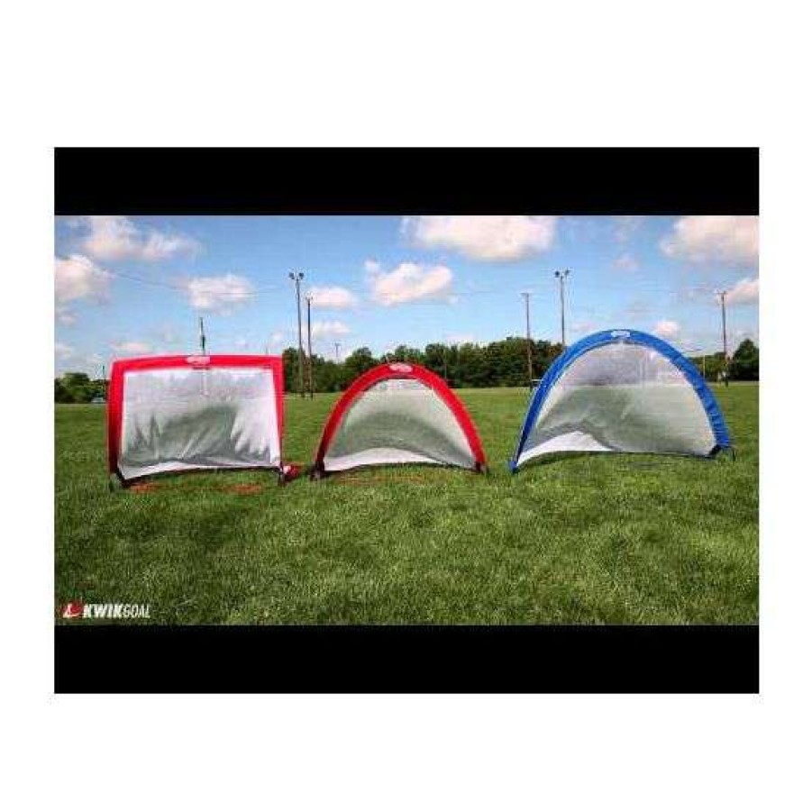 Soccer * | Sale Kwik Goal 4 Infinity Pop Up Goal, Medium, Red, 2B7104