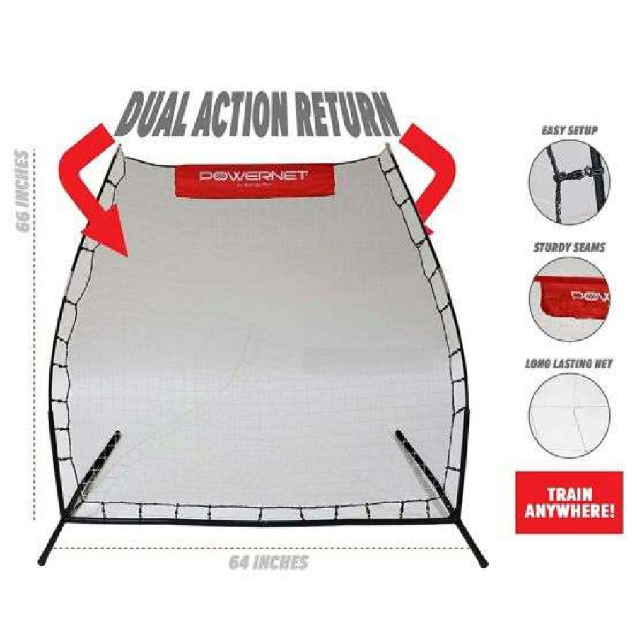 Training Equipment * | Sale Powernet Angled Multisport Rebounder