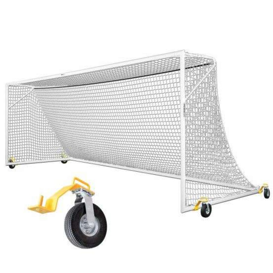 Soccer Goals * | Outlet Kwik Goal Pro Premier European 8'X24 Match Soccer Goal W/ Swivel Wheels, 2B2001Sw