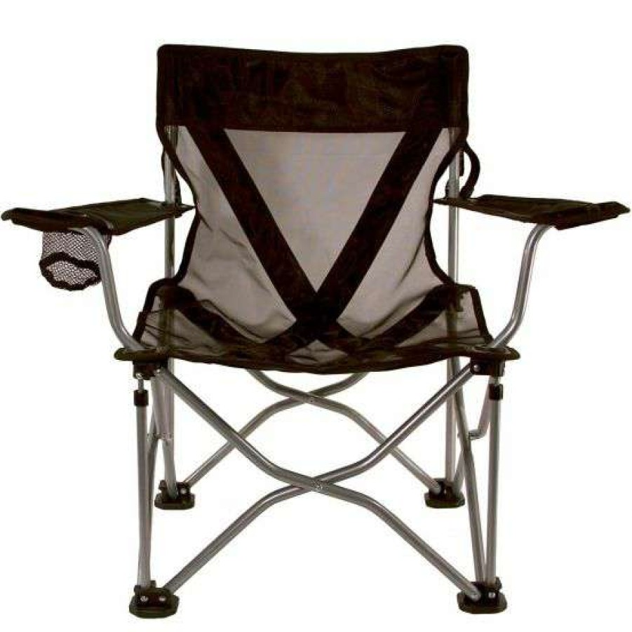 Soccer * | Outlet Travelchair 2279V Frenchcut Folding Chair Black