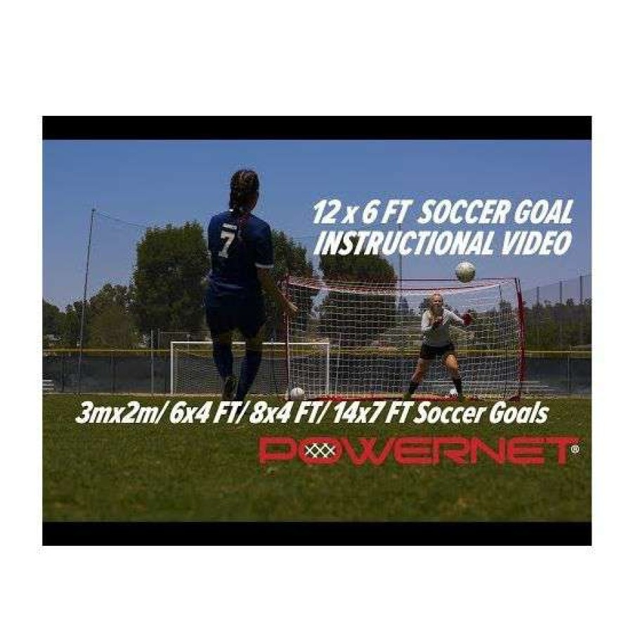 Soccer * | Promotions Powernet 7'X14 Pop Up Soccer Goal