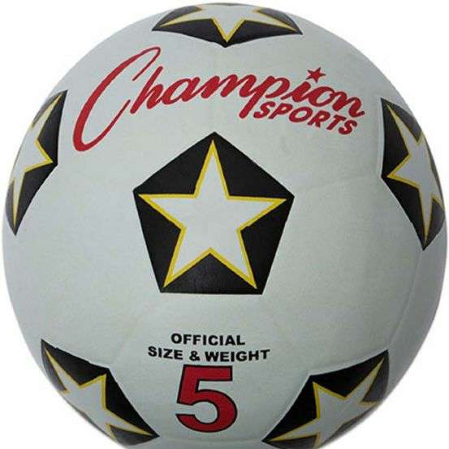 Soccer * | Sale Champion Rubber Soccer Ball, Size 3, 4 & 5