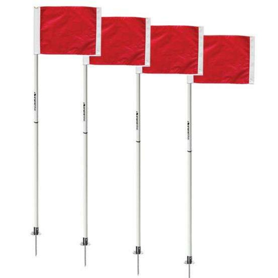 Soccer * | Outlet Kwik Goal Soccer Corner Flags 2 Go, Set Of 4, 6B604