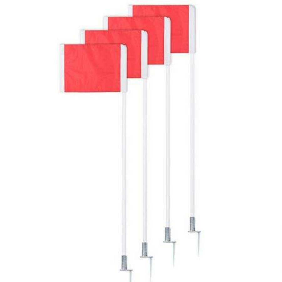 Soccer * | Online Champion Spring Loaded Soccer Corner Flags, Set Of 4, Scf30