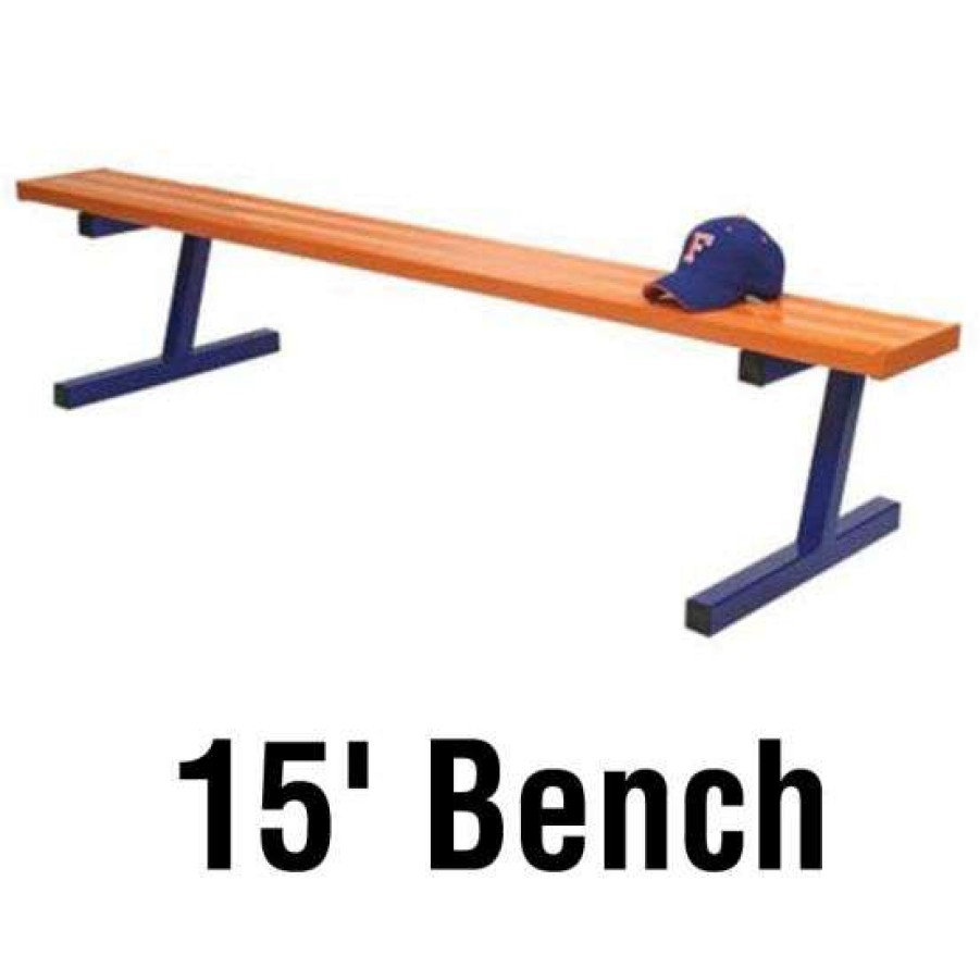 Soccer * | Promotions Jaypro 15 Portable Aluminum Player Bench, Powder Coated, Pb-15Pc