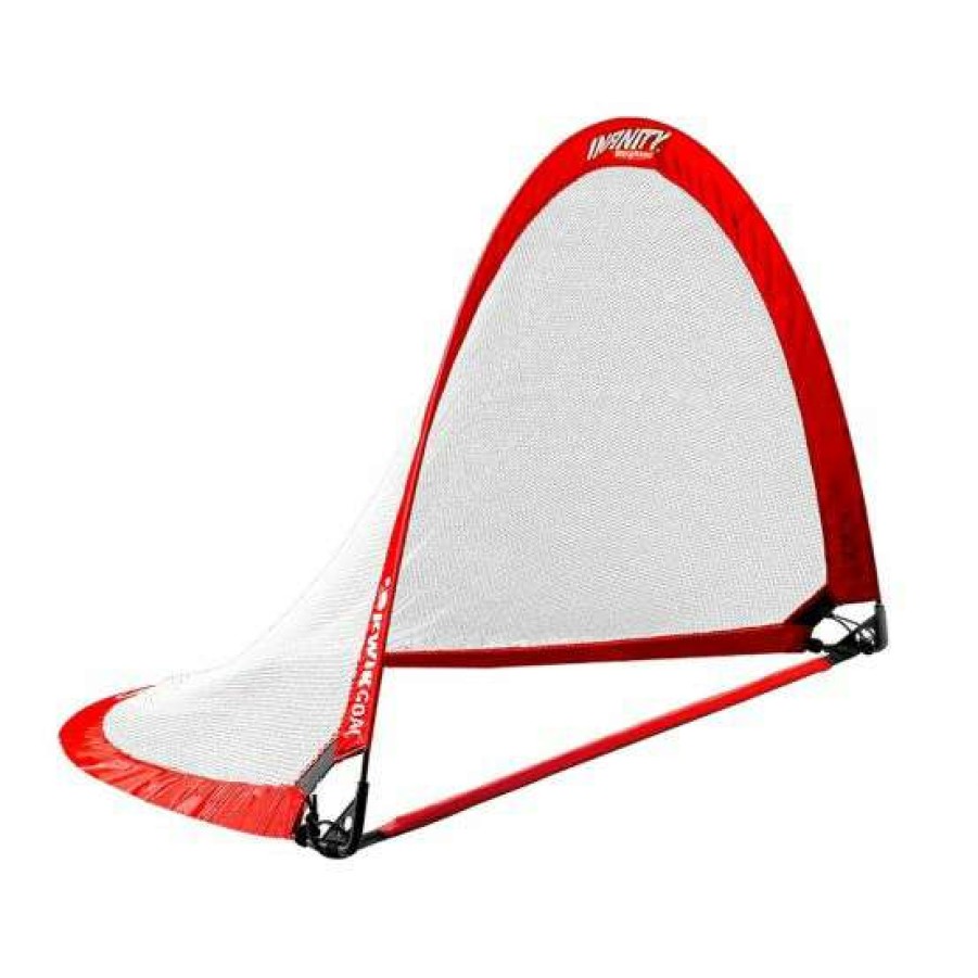 Soccer * | Sale Kwik Goal 4 Weighted Infinity Goal, Medium, Red, 2B7204P