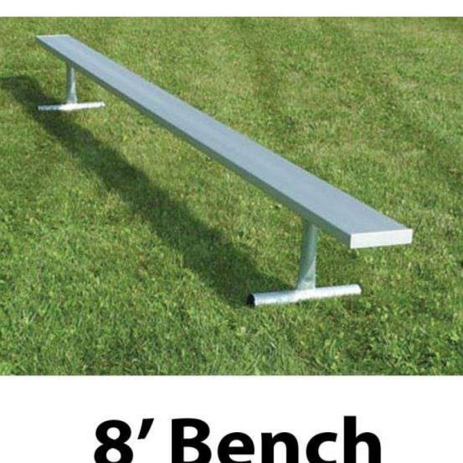 Soccer * | Online National Rec 8 Portable Aluminum Team Player Bench