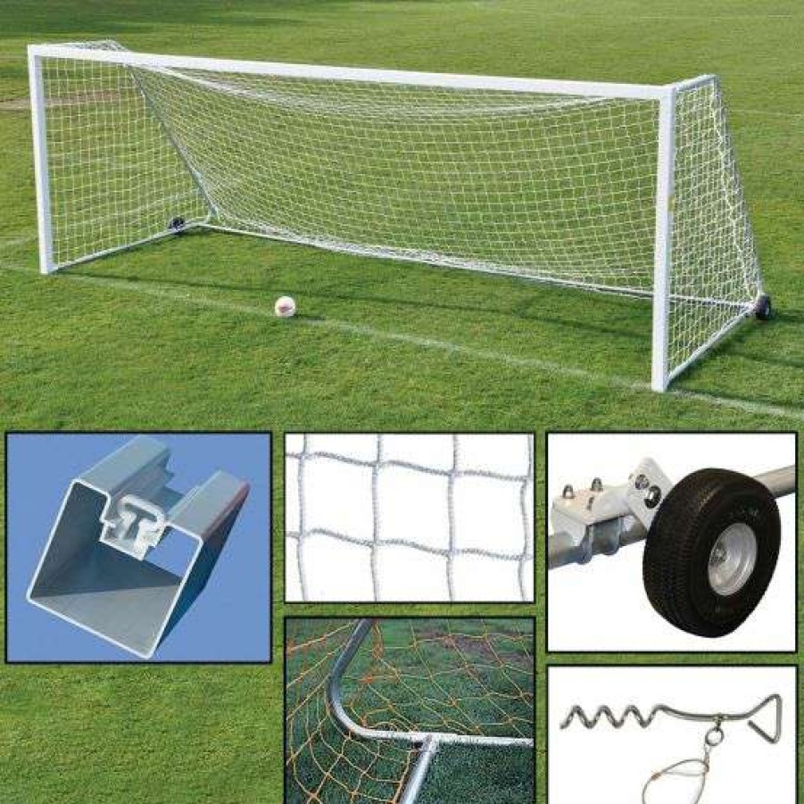 Soccer Goals * | Outlet Jaypro 8'X24 Official Soccer Goal Package, Sgp-760Pkg