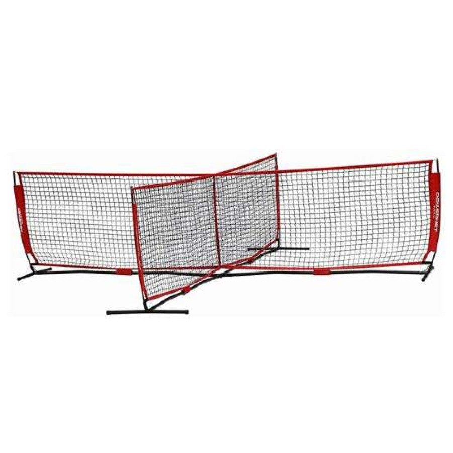 Training Equipment * | Promotions Powernet 4-Way Soccer Tennis Net