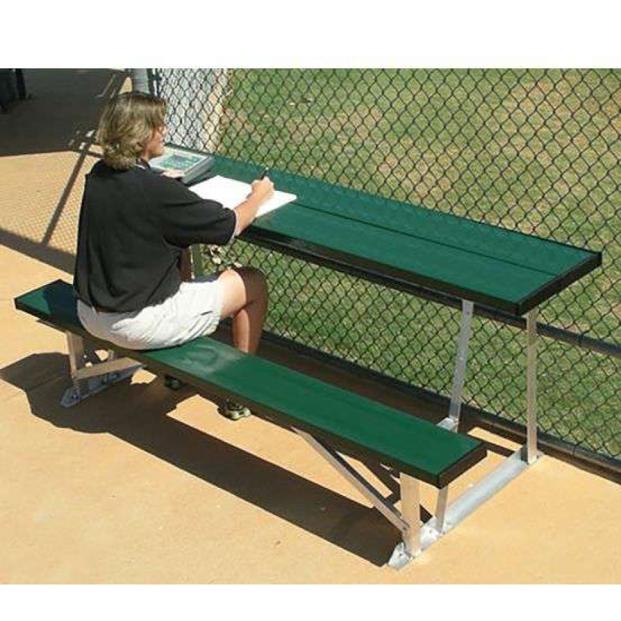 Soccer * | Outlet 7.5 Portable Outdoor Powder Coated Scorer'S Table & Bench, Best08C