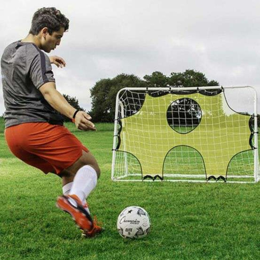 Soccer Goals * | Outlet Champion 3-In-1 4'X6 Soccer Training Goal