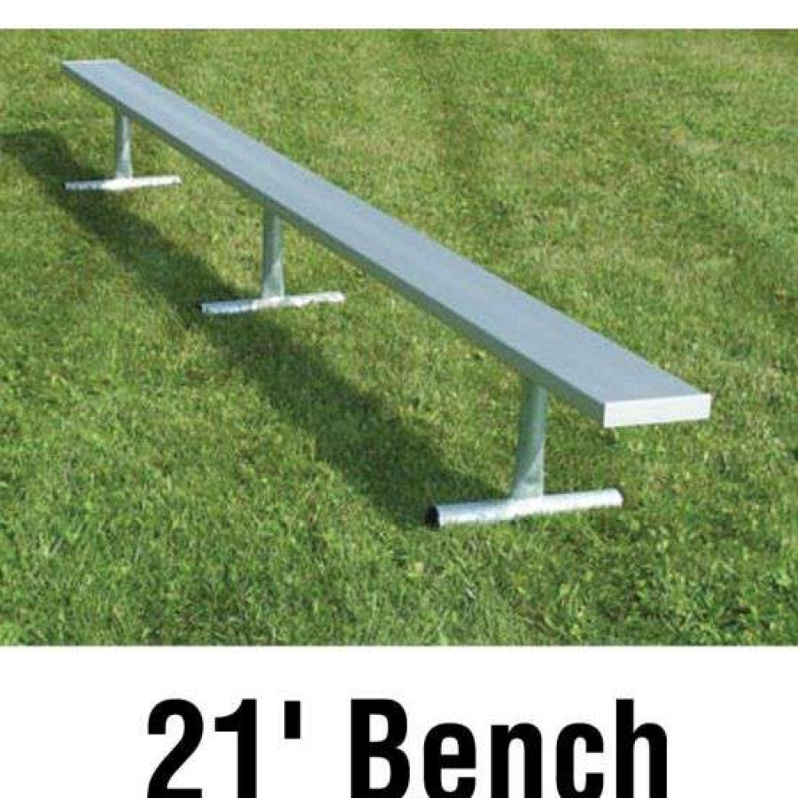 Soccer * | Promotions National Rec 21 Portable Aluminum Team Player Bench